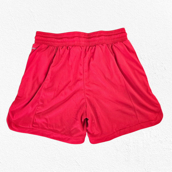 Puma Hoops High Risk Red Foundation Athletic High Waisted Shorts Size Medium - Picture 13 of 13